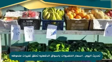تحديث اليوم.. أسعار الخضروات بأسواق الدقهلية تحقق تغيرات ملحوظة